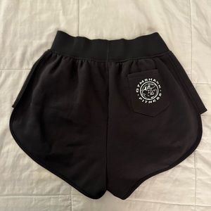 Gymshark Legacy Fitness Short in Washed Black